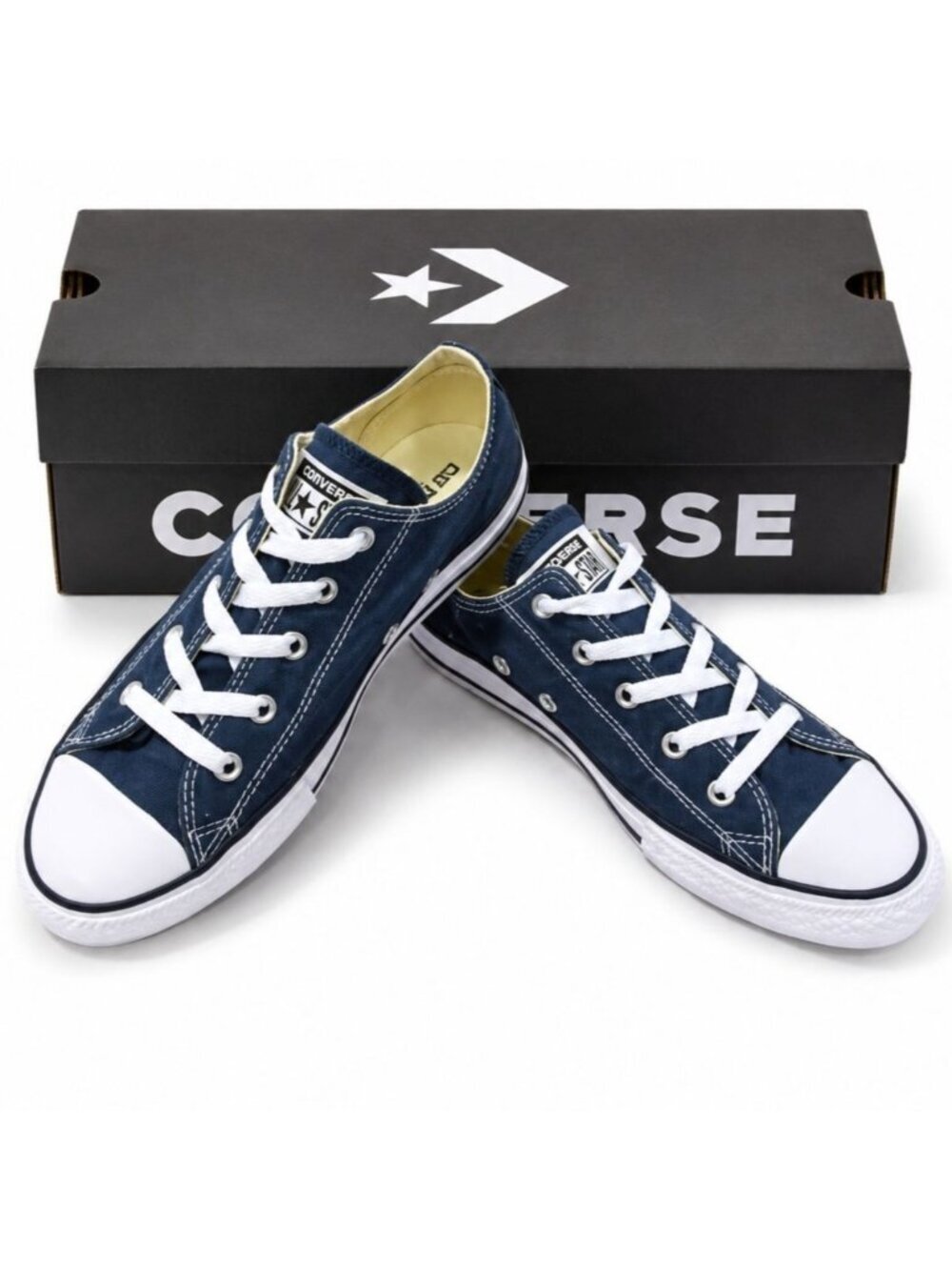 Converse Chuck Taylor All Star Core Youth Navy Lace Up Sneakers Size 3